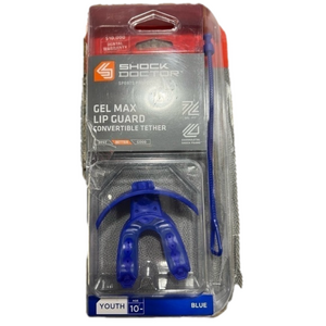 SHOCK Doctor Sports Protection Gel Max Lip Guard Convertible Tether Mouth Guard